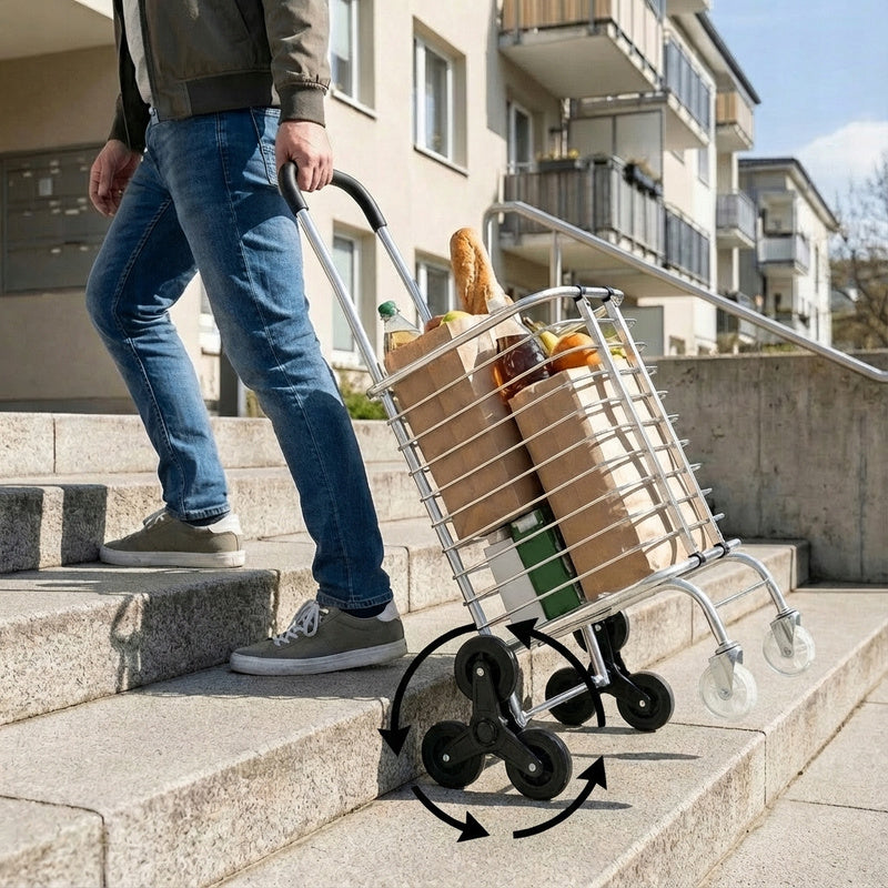 Torba wózek na zakupy kratka aluminiowa lekki