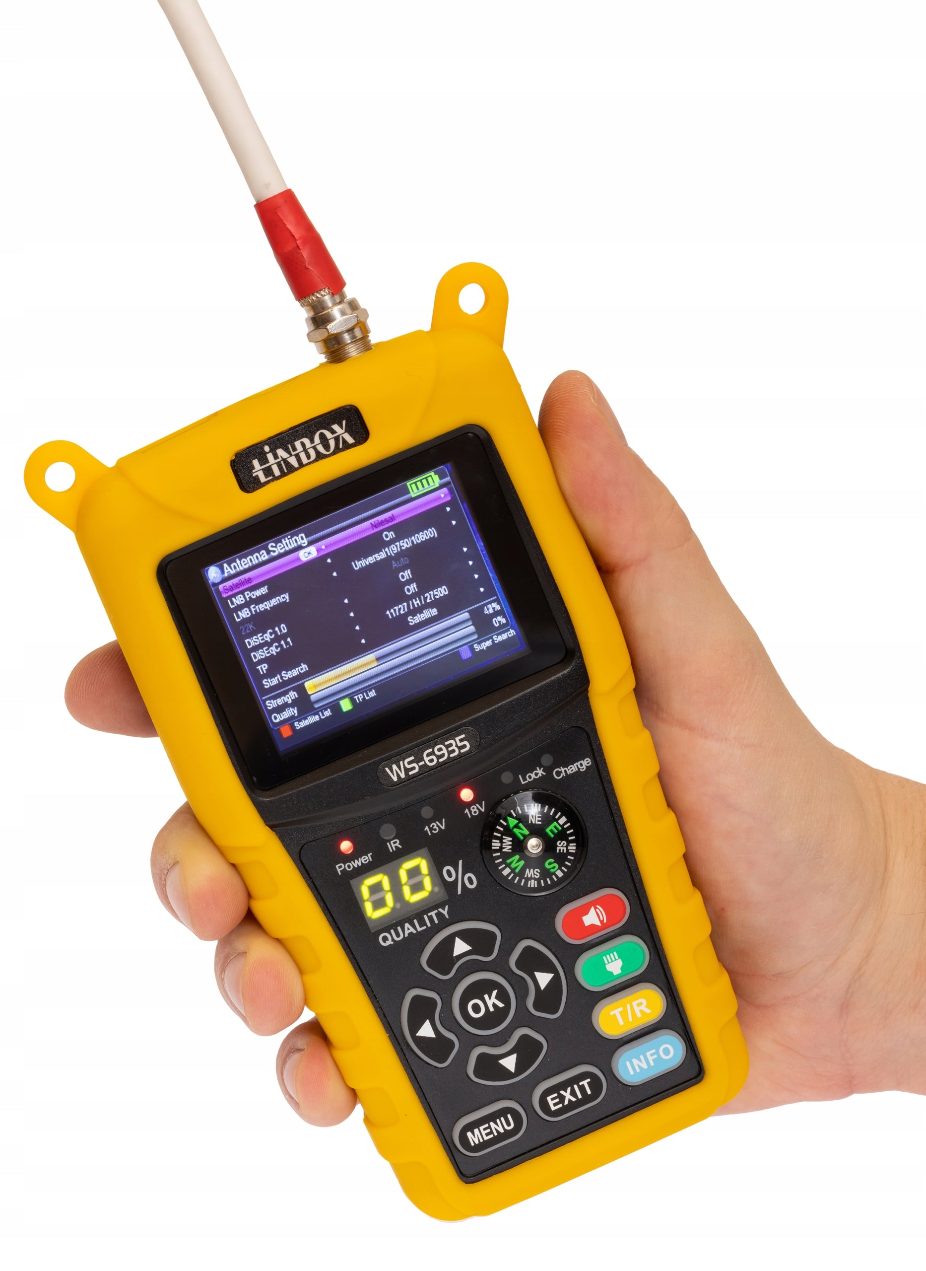 Miernik satelitarny Linbox WS-6935 DVB-S2 podgląd