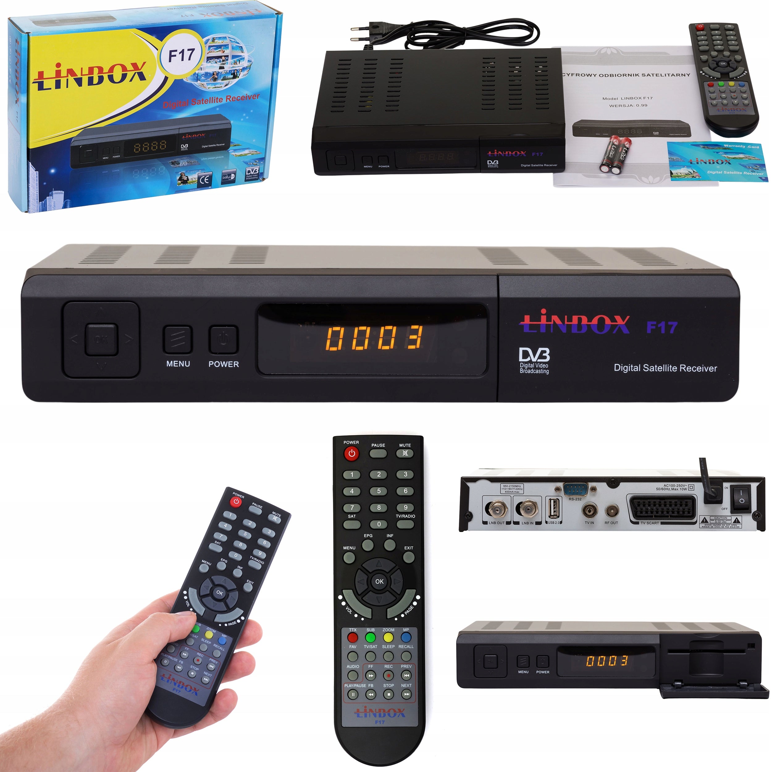 Pilot do tunera dekodera Linbox F17 i F16