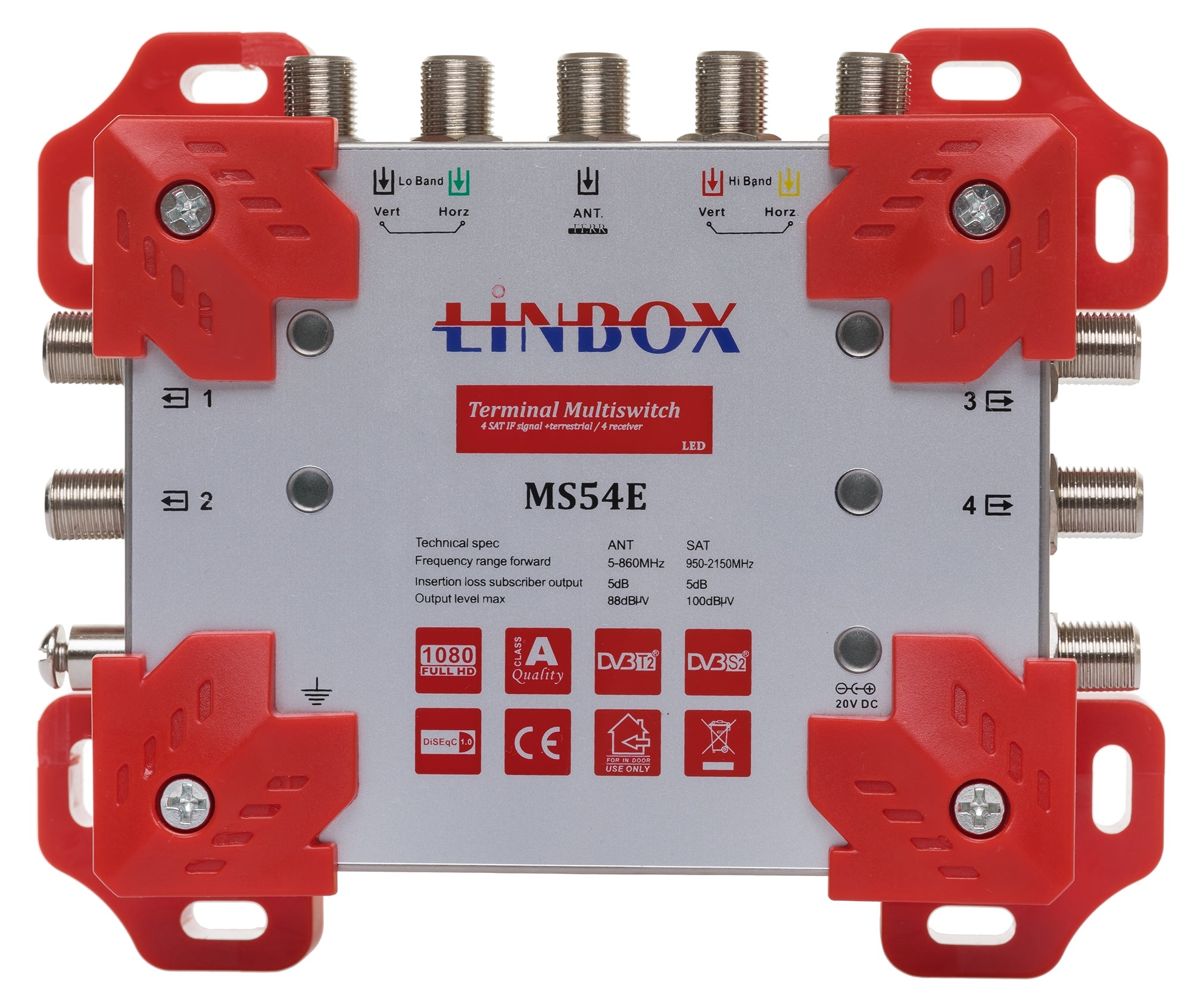 Multiswitch 5 wejść 4 wyjścia Linbox 5X4 5/4