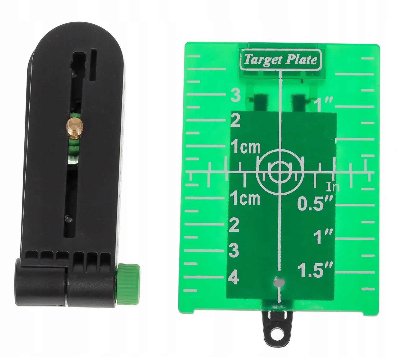 Płytka tarcza laserowa + okulary laserowe zielone