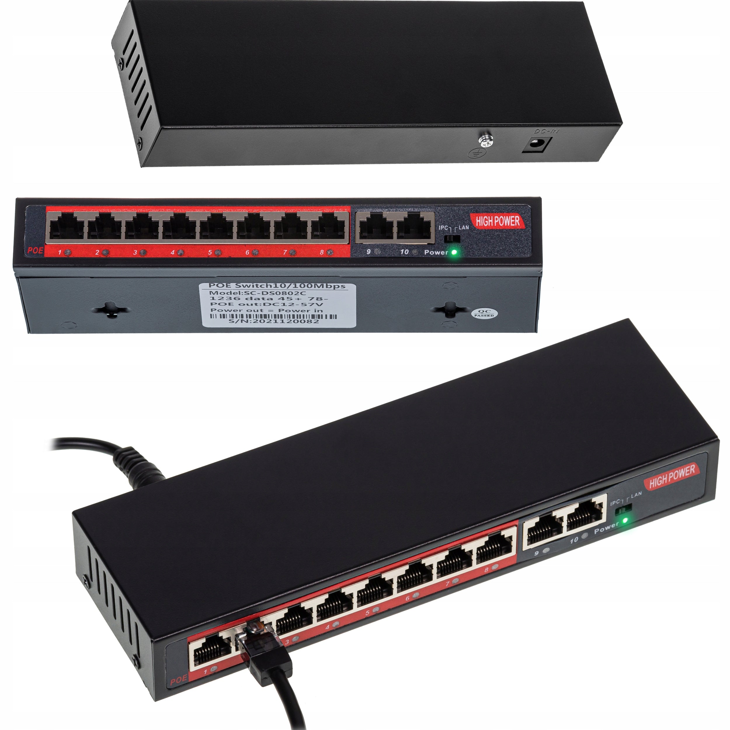 Aukcja 3 - switch poe