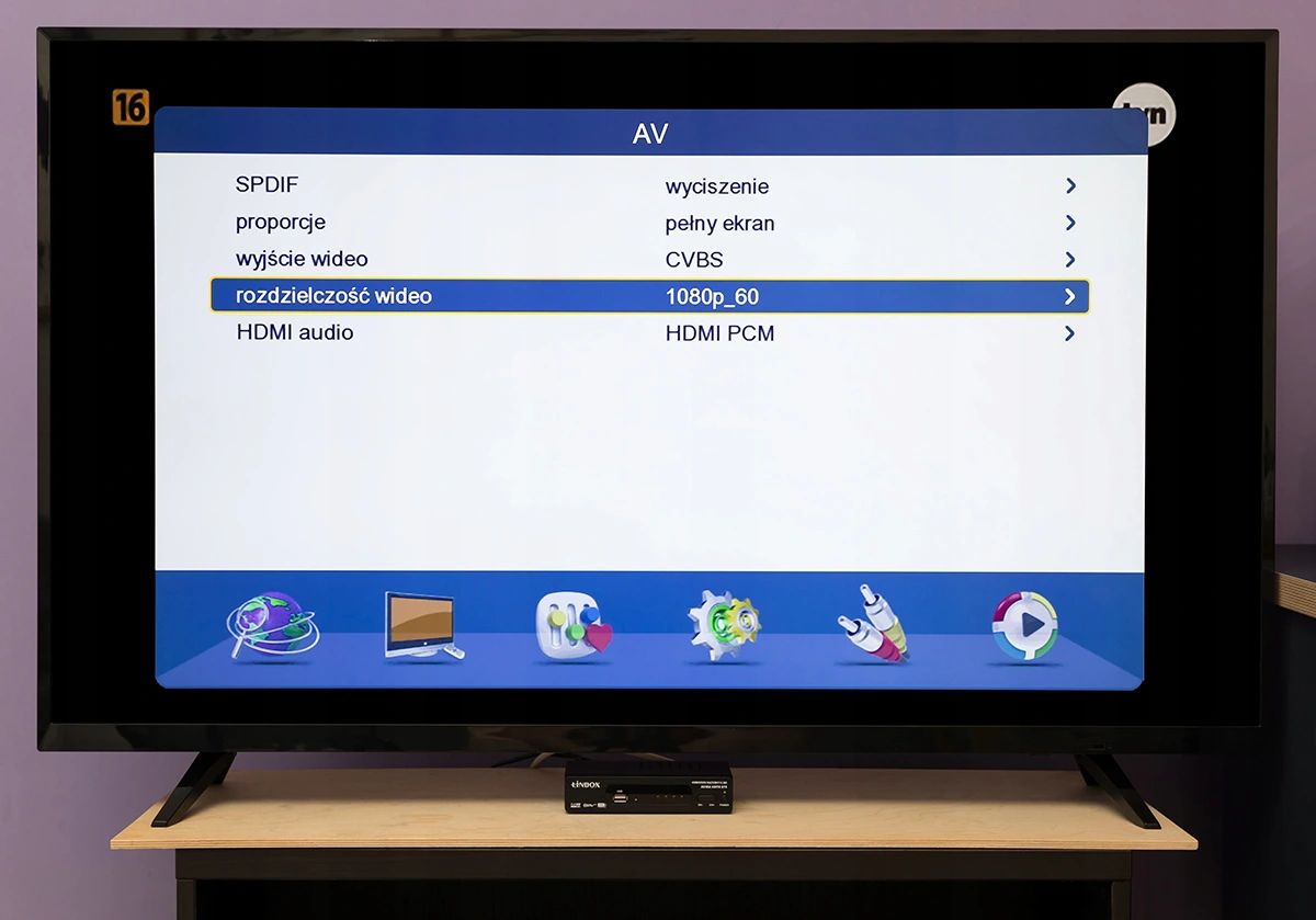 Tuner DVB-T2 dekoder cyfrowy HDMI TV naziemnej