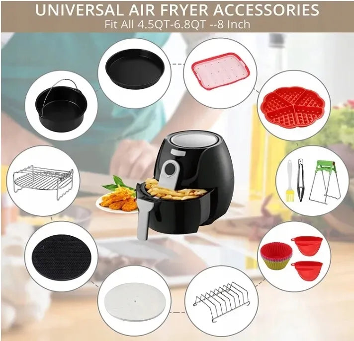 Akcesoria do pieczenia frytkownicy beztłuszczowej airfryer zestaw