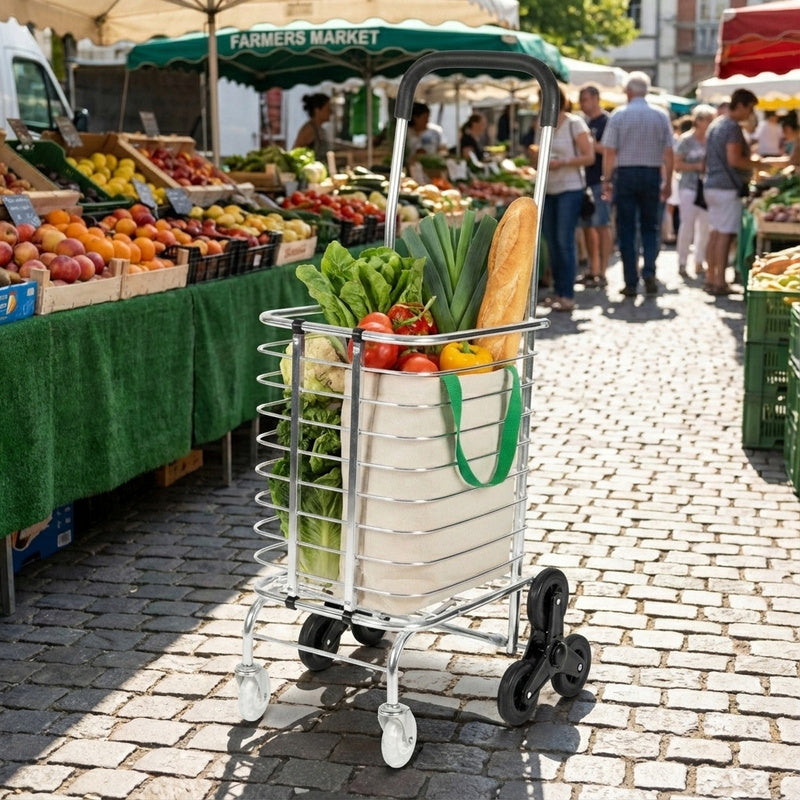 Torba wózek na zakupy kratka aluminiowa lekki