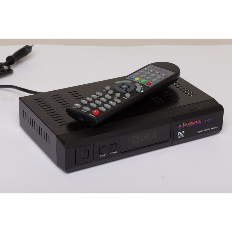 Tuner Satelitarny Linbox F17 DVB-S MPEG2 | 150+ Kanałów FTA Astra | USB Nagrywanie | Modulator RF