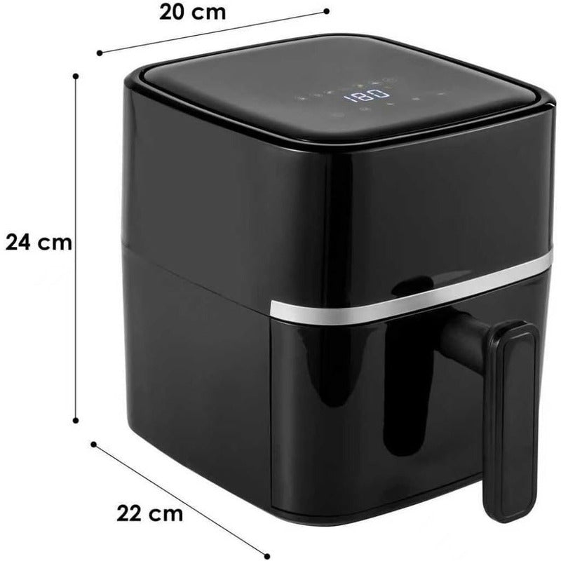 Frytkownica AIR fryer beztłuszczowa Linbox 304 idealna dla 1-2 OSÓB pojemność kosza 3 litry 1000W