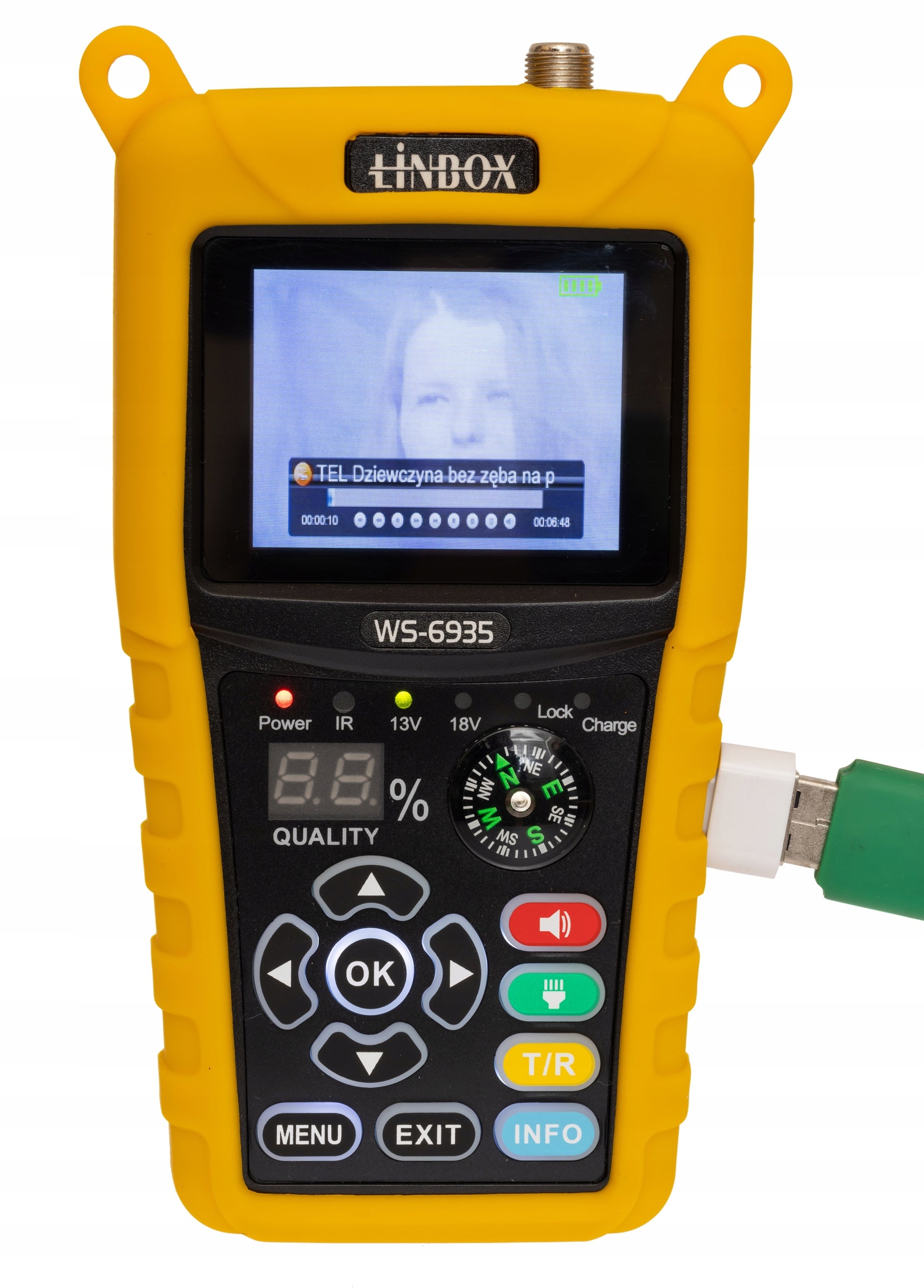 Miernik satelitarny Linbox WS-6935 DVB-S2 podgląd