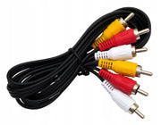 Kabel 3RCA-3RCA cinch-cinch 1,5M 10SZT