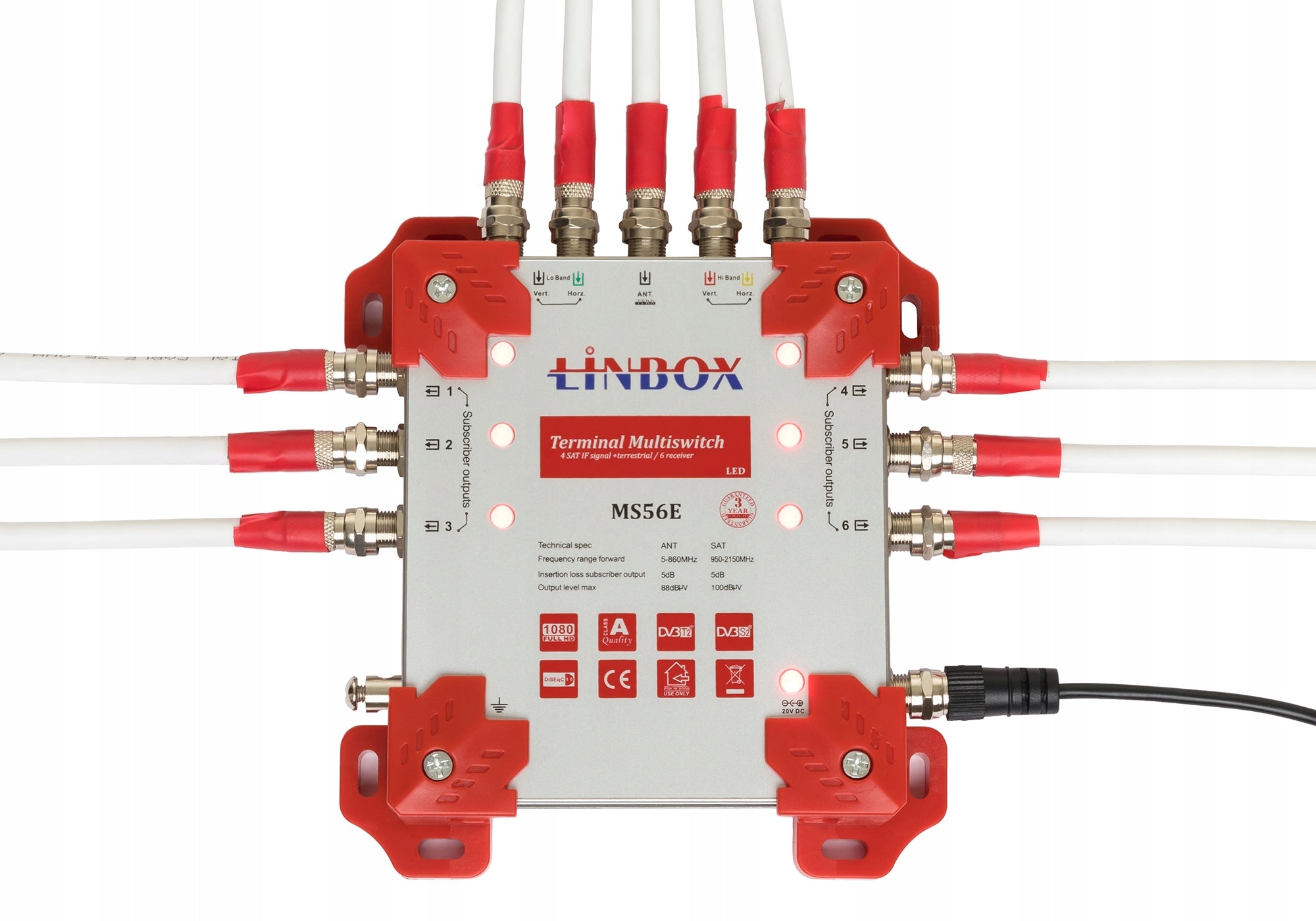 Multiswitch 5 wejść 6 wyjść Linbox 5X6 5/6