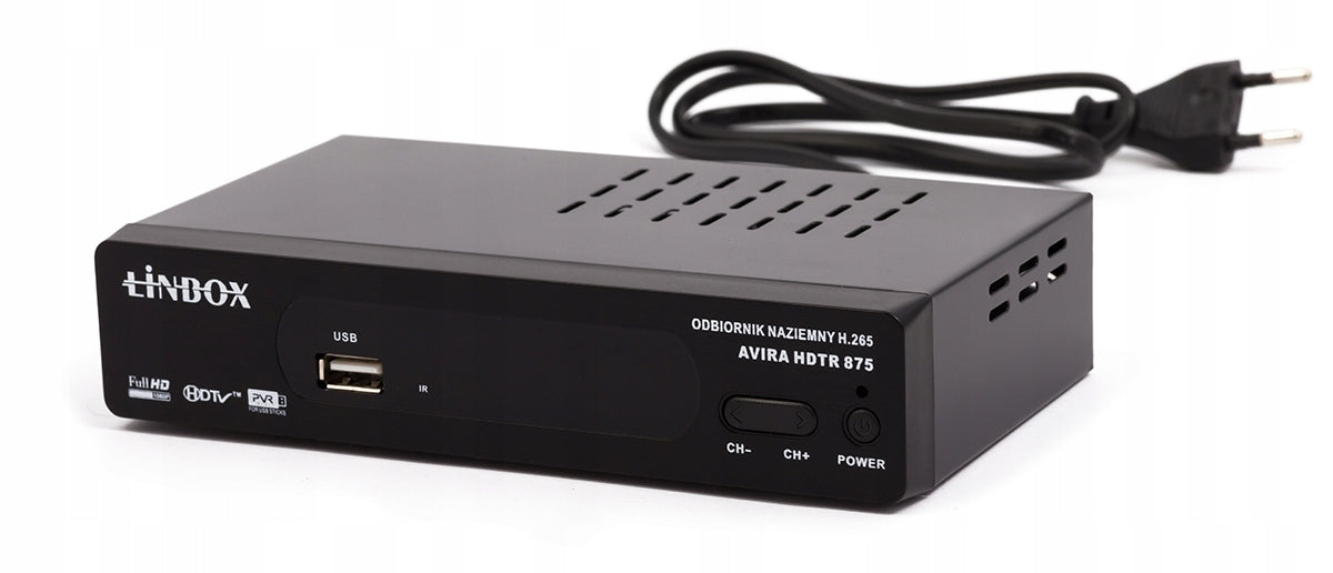 Tuner naziemny DVB-T2 HEVC H.265 antena pokojowa