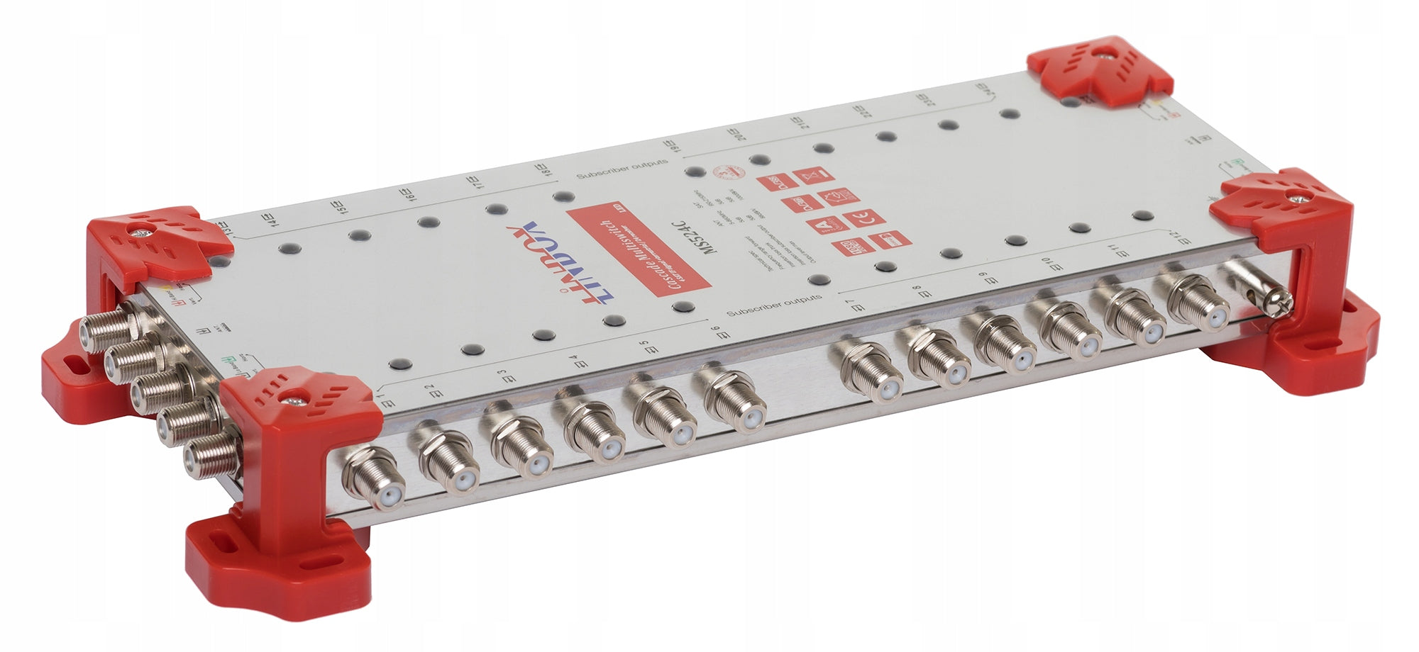 Multiswitch 5 wejść 24 wyjść Linbox 5X24 kaskada