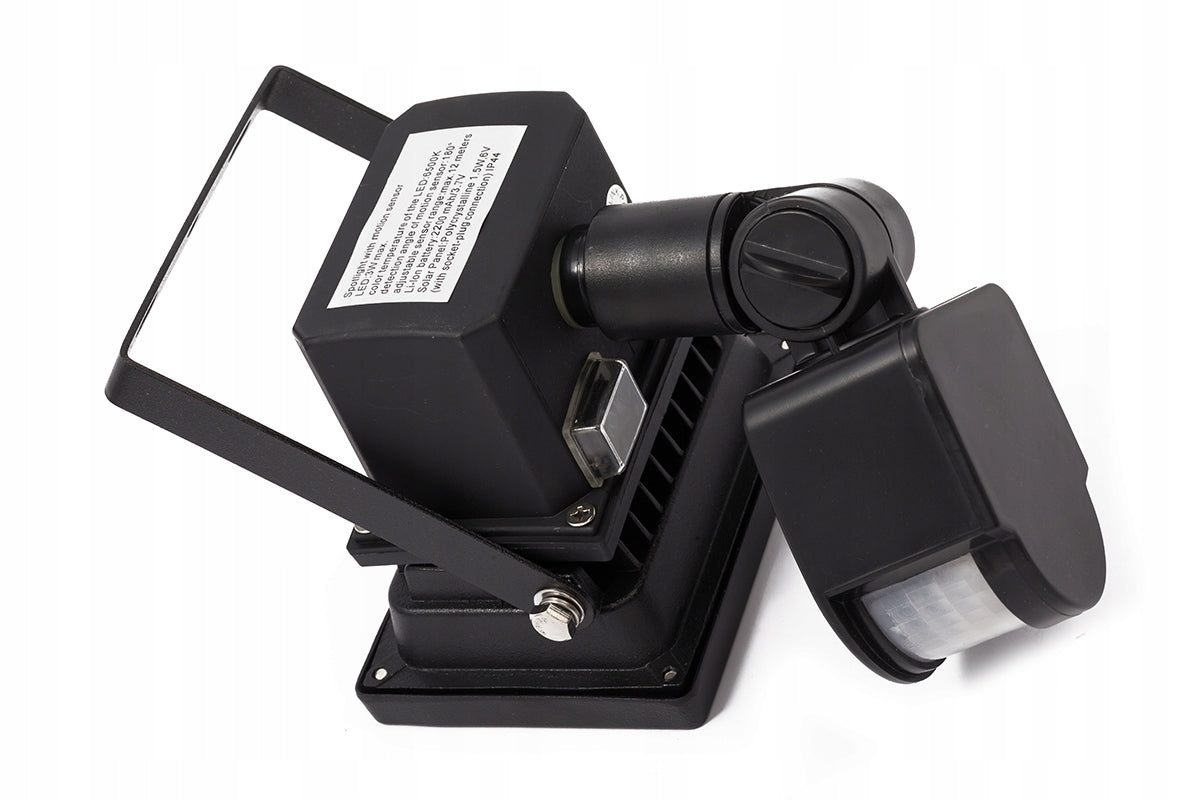 Lampa LED halogenowa solarna COB