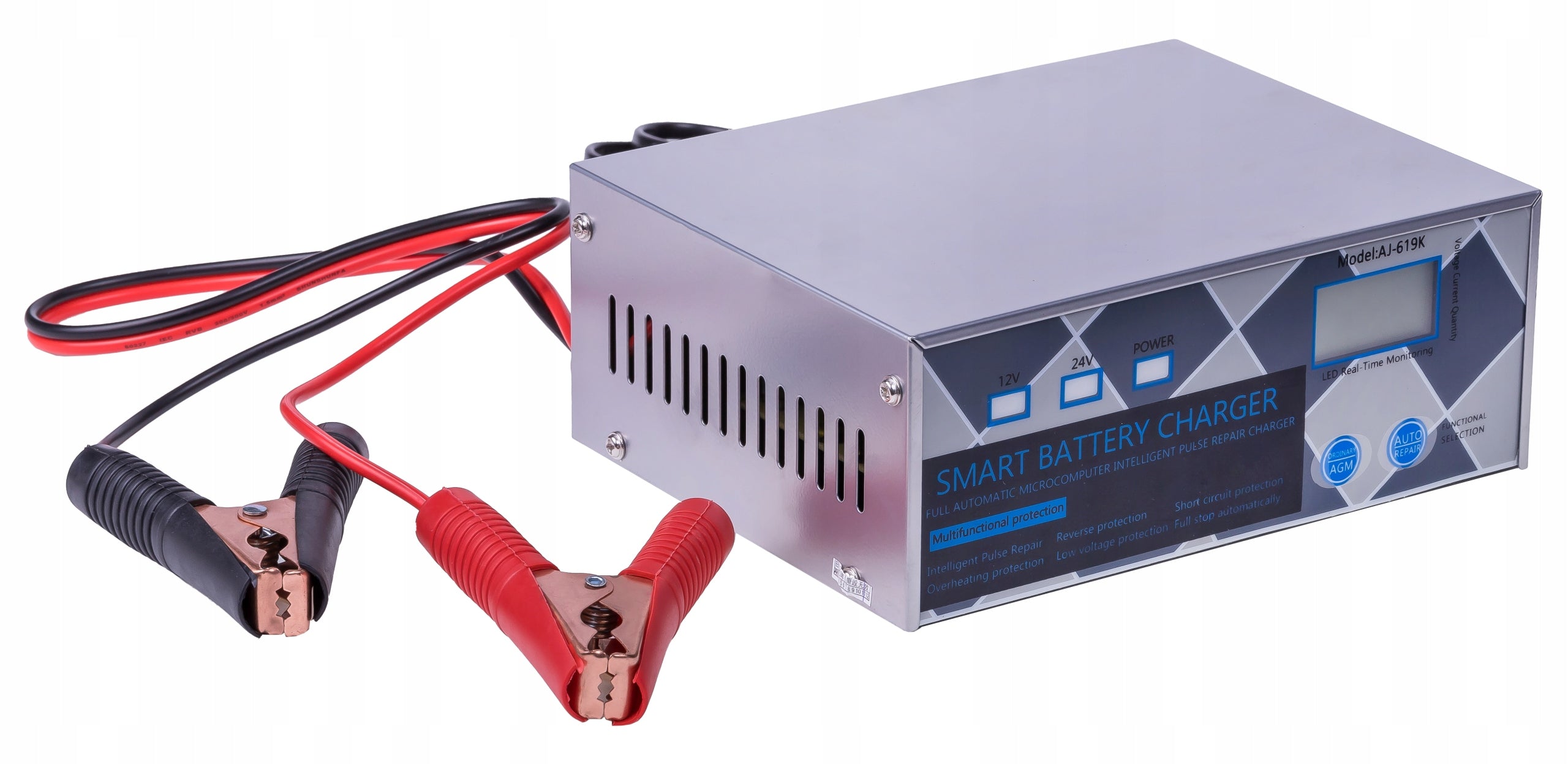Prostownik Samochodowy do Akumulatorów AGM start-STOP 24V 12V 20A