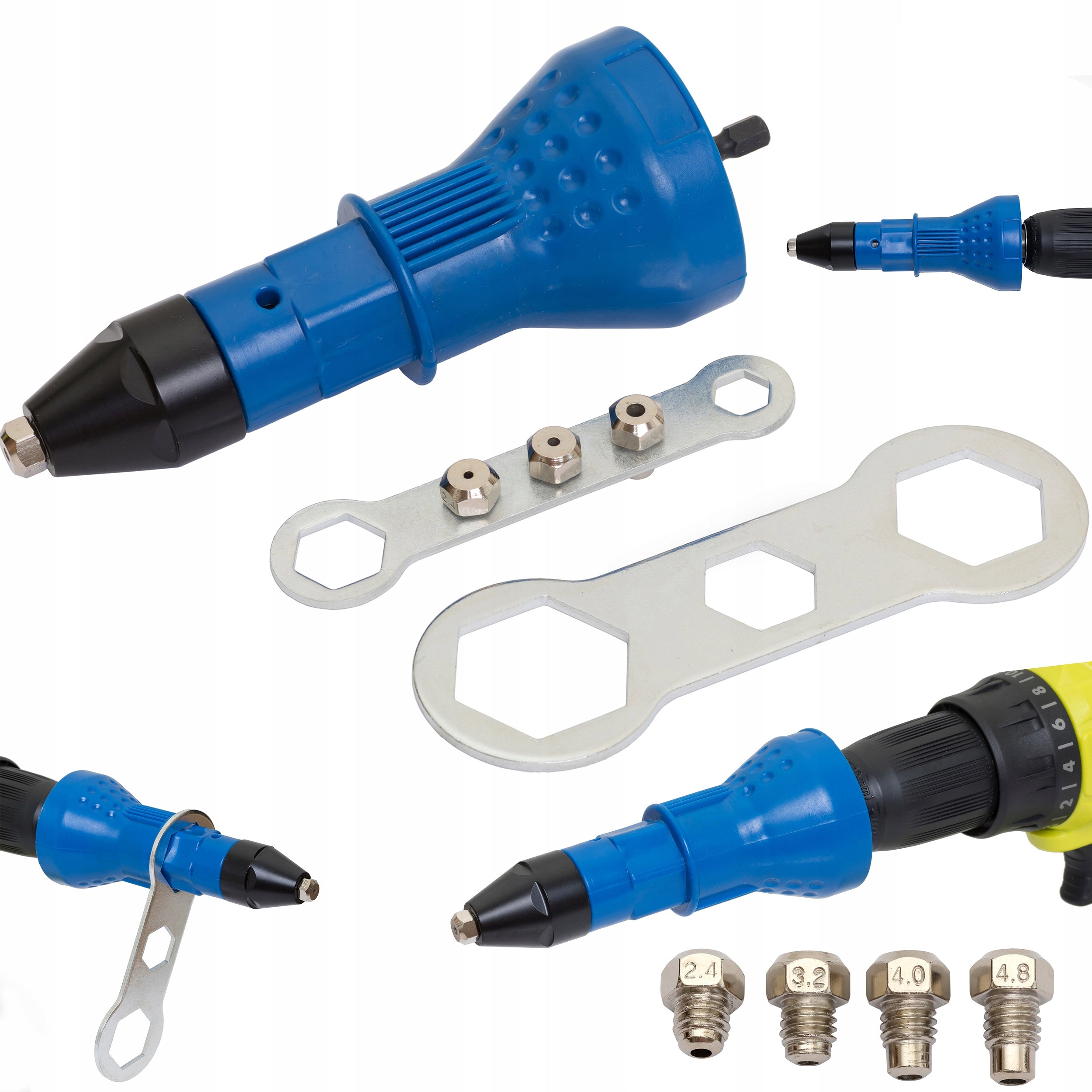 Nitownica adapter wkrętarkę przystawka wiertarki