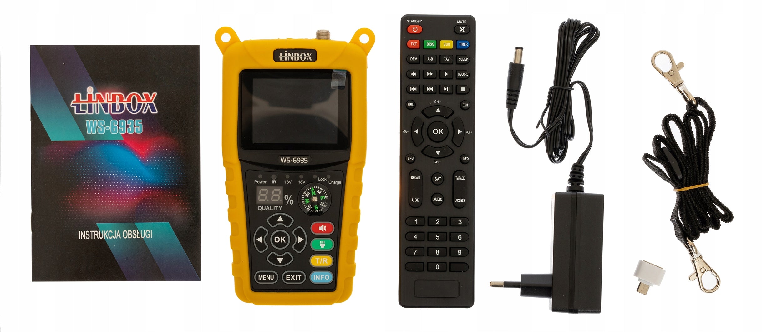 Miernik satelitarny Linbox WS-6935 DVB-S2 podgląd