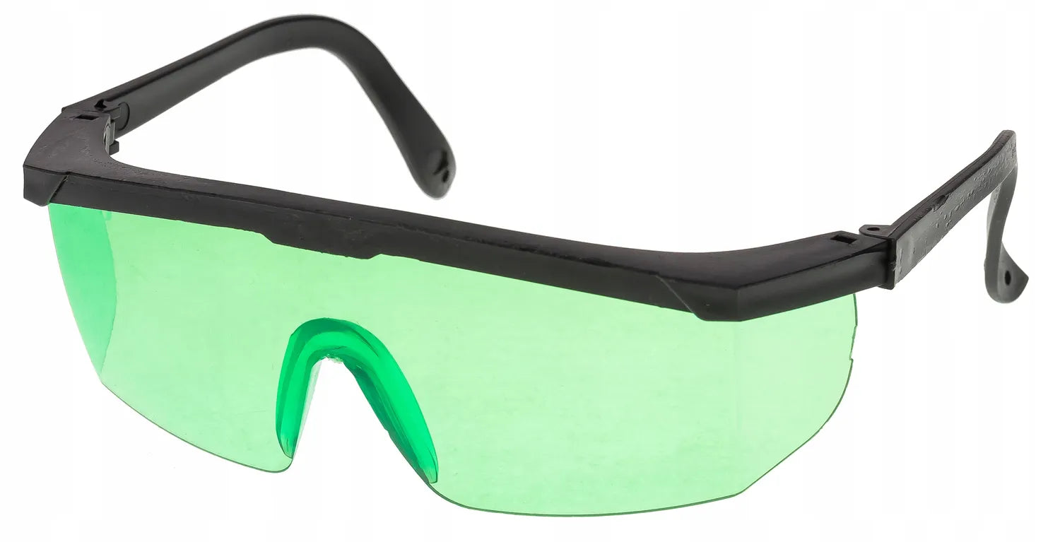 Płytka tarcza laserowa + okulary laserowe zielone