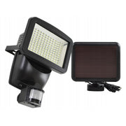 Lampa solarna 100 LED czujnik ruch zmierzch halogen naświetlacz