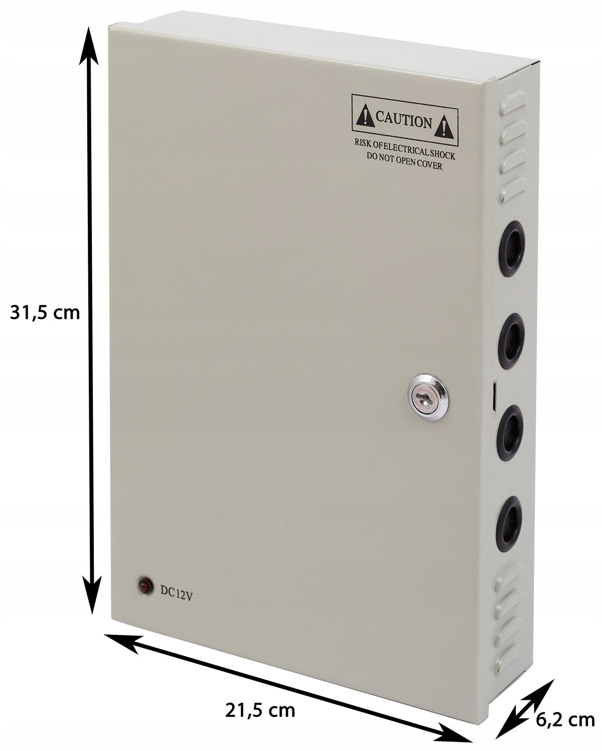 Zasilacz CCTV 12V 10A MAX 9 kamer monitoring