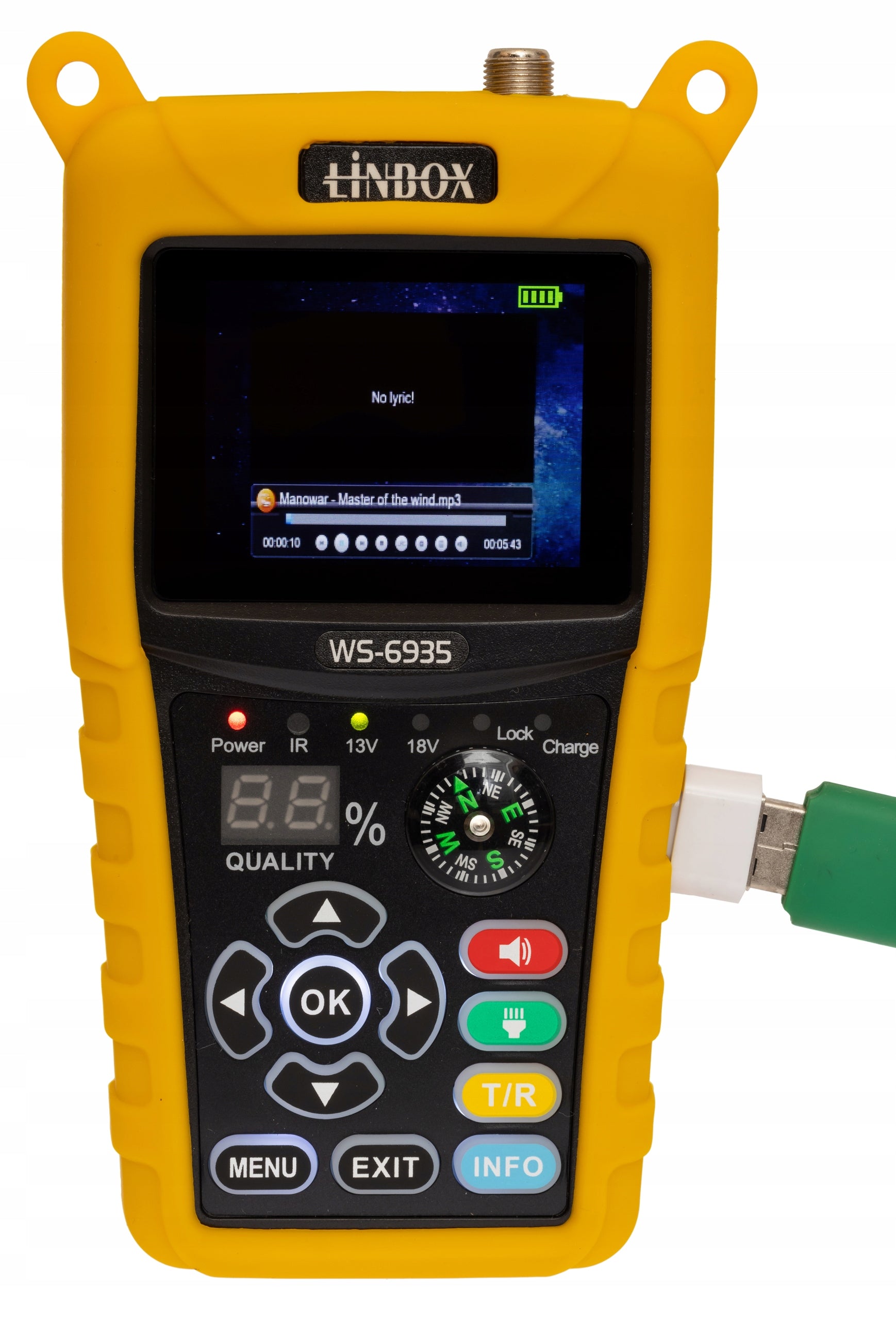 Miernik satelitarny Linbox WS-6935 DVB-S2 podgląd