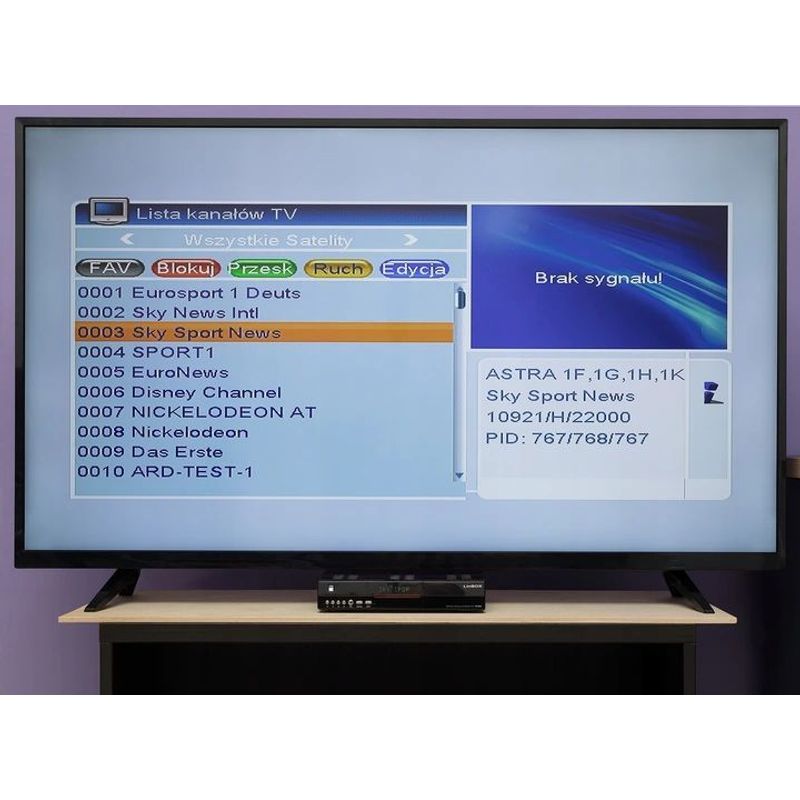 Tuner satelitarny SD MPEG-2 Linbox 7818CRCI