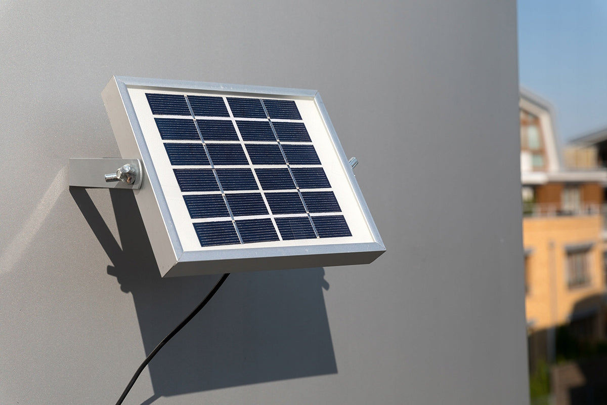 Lampa LED halogenowa solarna COB