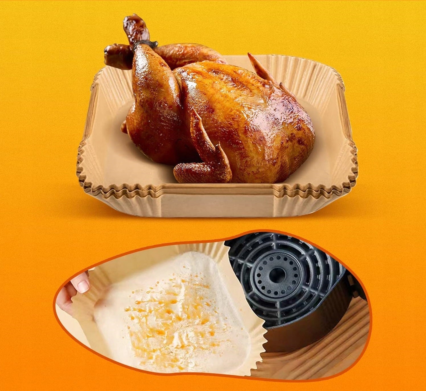 9-calowe akcesoria do airfryer,8-częściowy zestaw