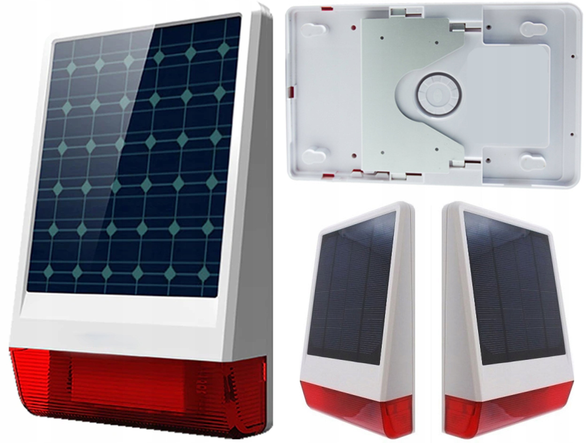 Syrena dźwięk-świetlna solarna bezprzewodowa