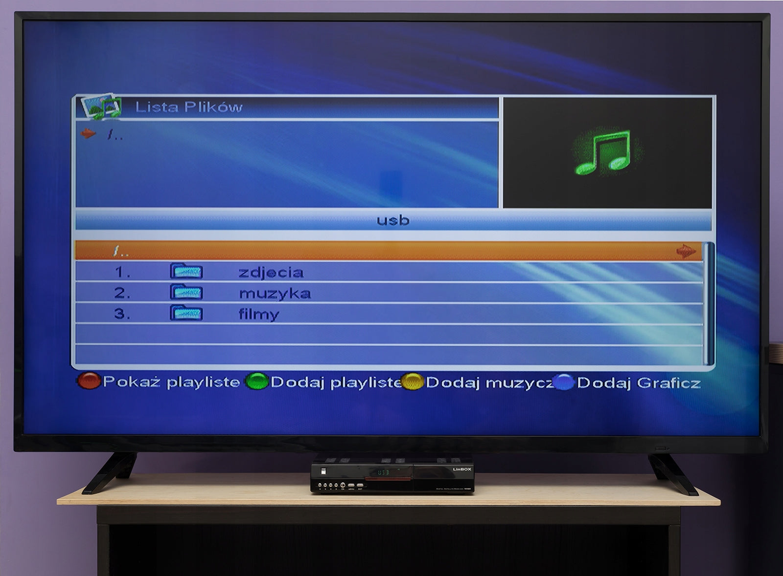 Tuner Linbox niemieckie programy Eurosport i inne