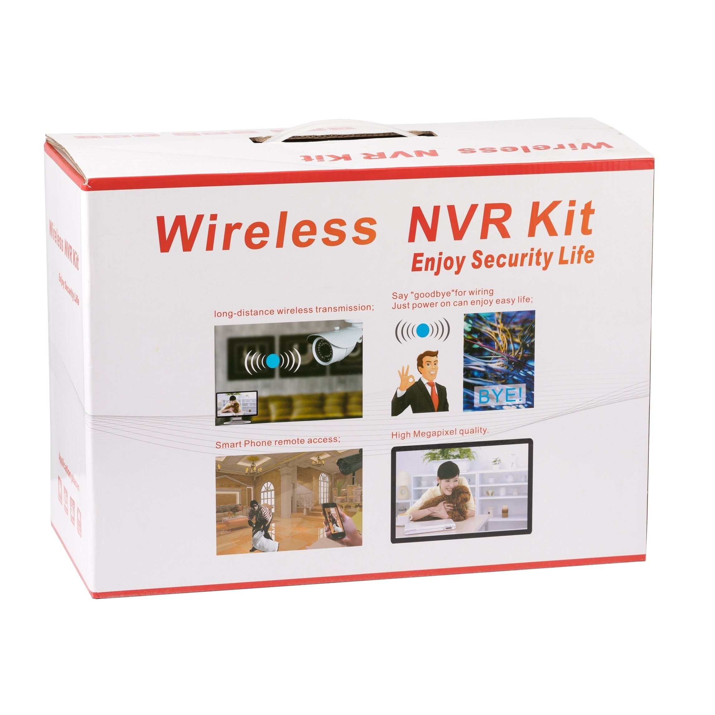 Zestaw monitoring rejestrator 4 kamery HD WIFI