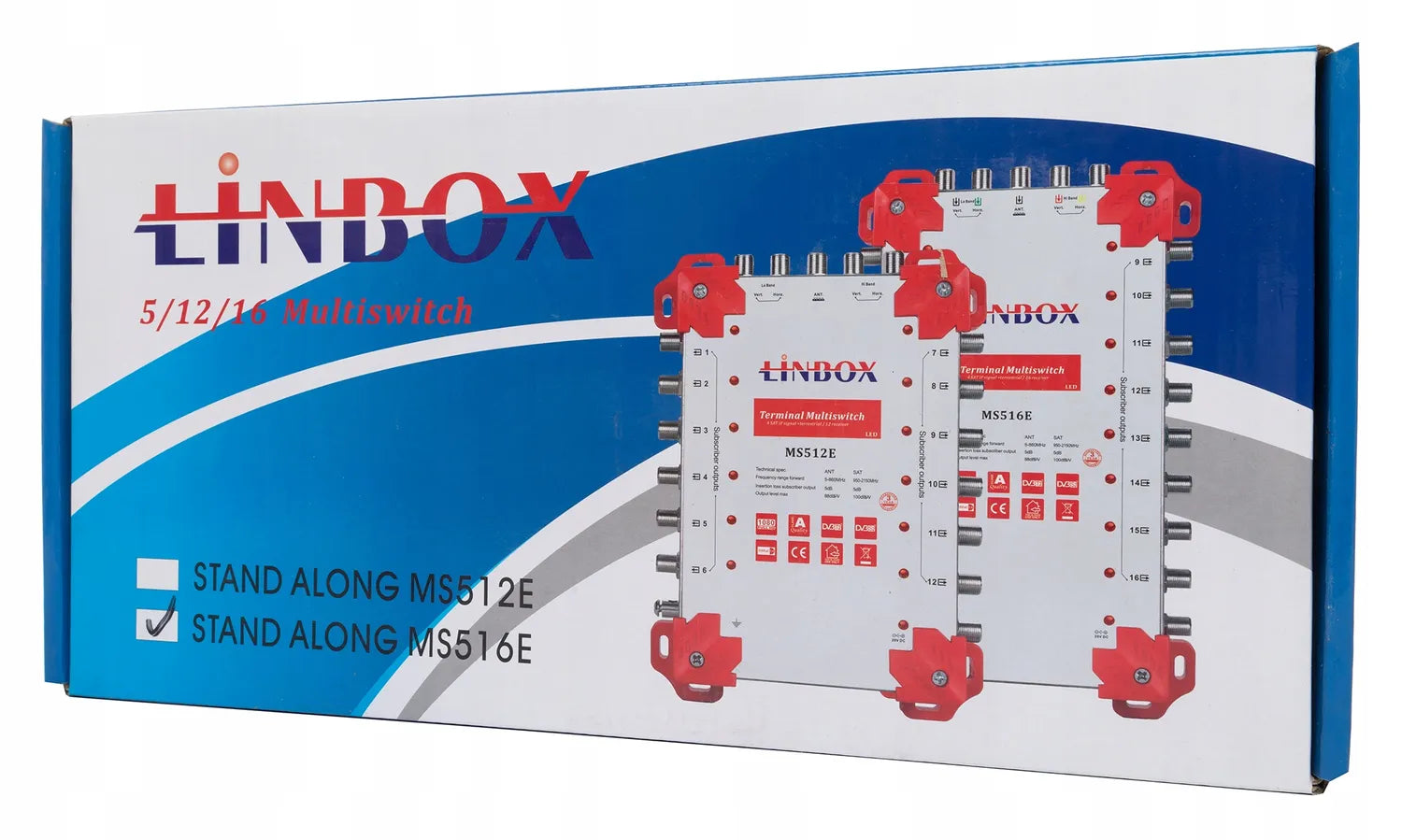 Multiswitch 5 wejść 16 wyjść Linbox 5X16 5/16