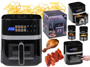 Frytkownica beztłuszczowa AIR fryer Linbox czarna