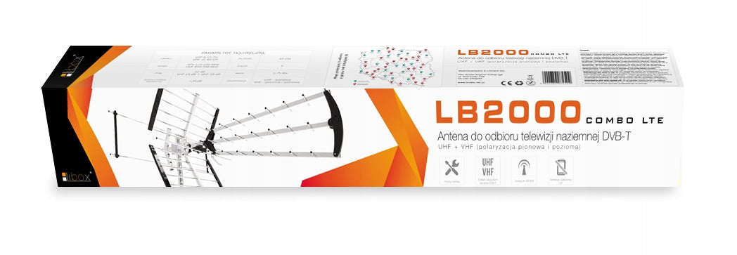 Antena zewnętrzna Libox LB2000 DVB-T2 kierunkowa
