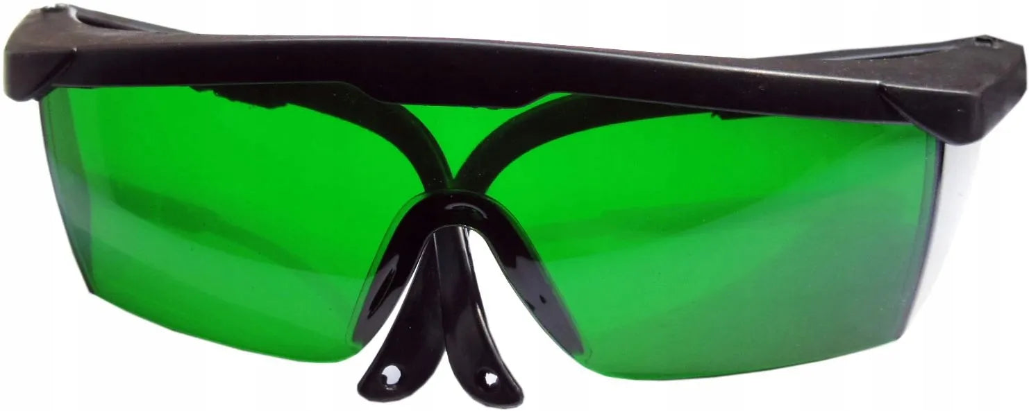 Płytka tarcza laserowa + okulary laserowe zielone