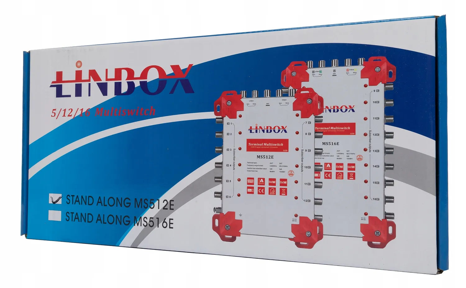 Multiswitch 5 wejść 12 wyjść Linbox 5X12 5/12