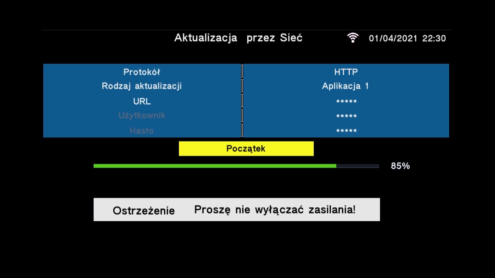 Tuner satelitarny na kanały niemieskie Astra najnowsza lista