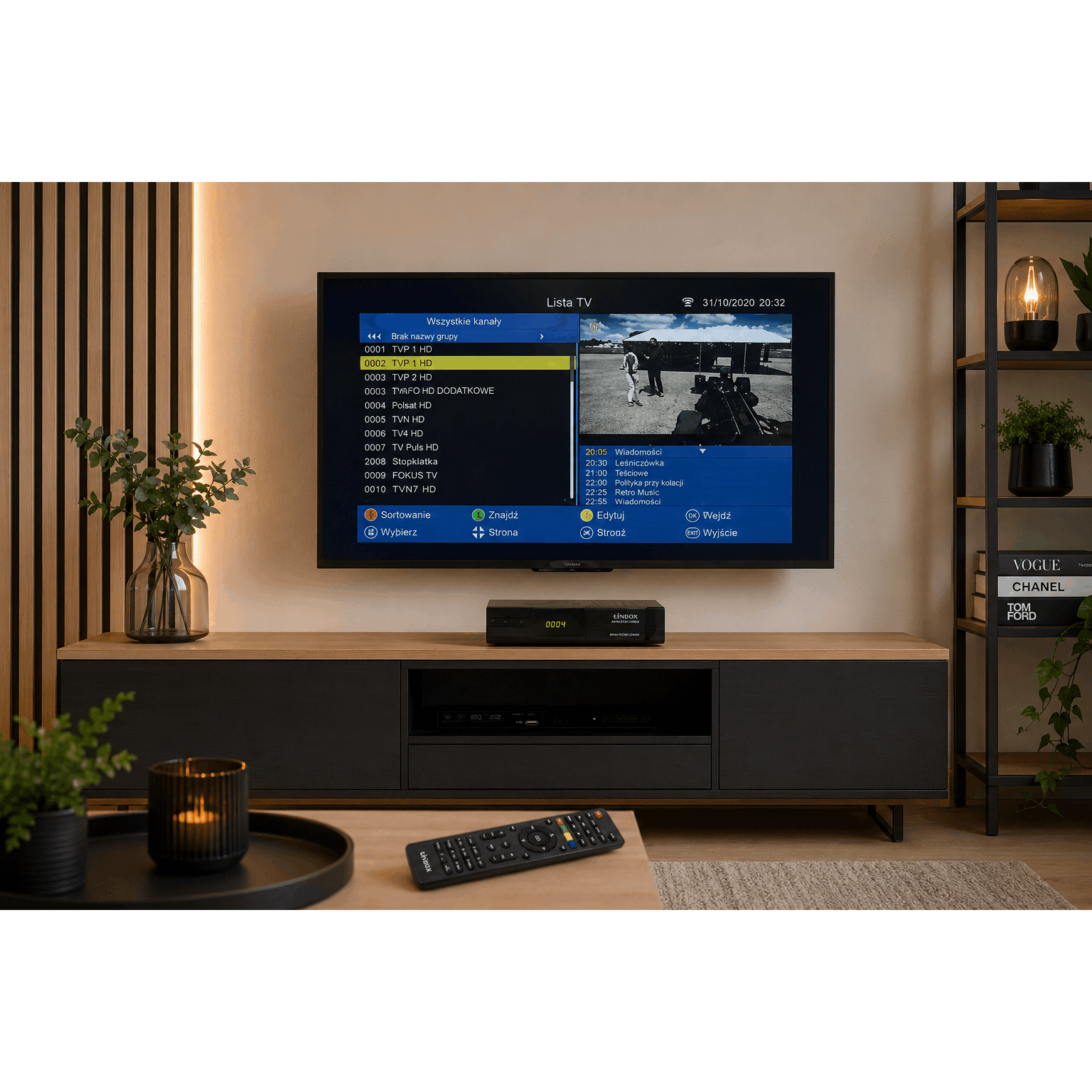 Tuner Avira ST20 combo DVB-S2 DVB-T HD OUT USB Nagrywanie PVR