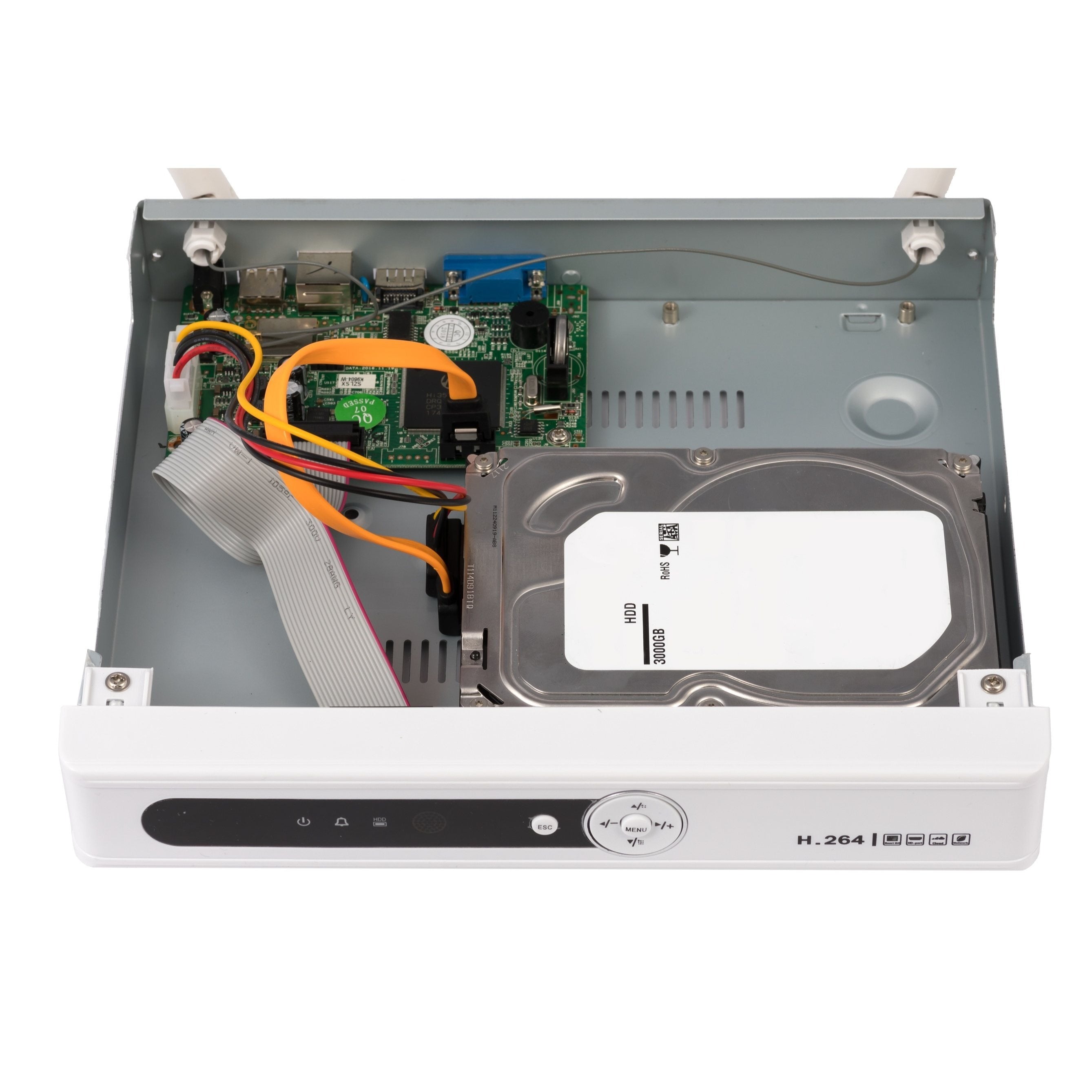 Zestaw monitoring rejestrator 4 kamery HD WIFI