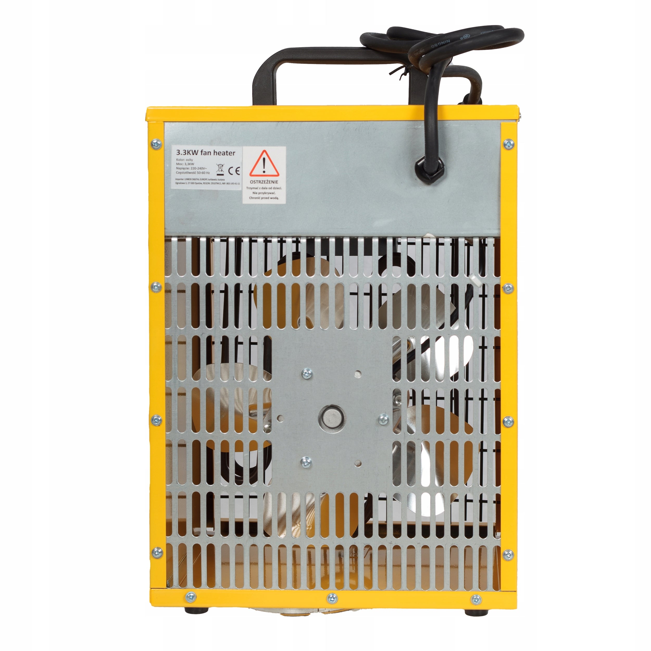 Nagrzewnica elektryczna farelka dmuchawa 3,3KW PL