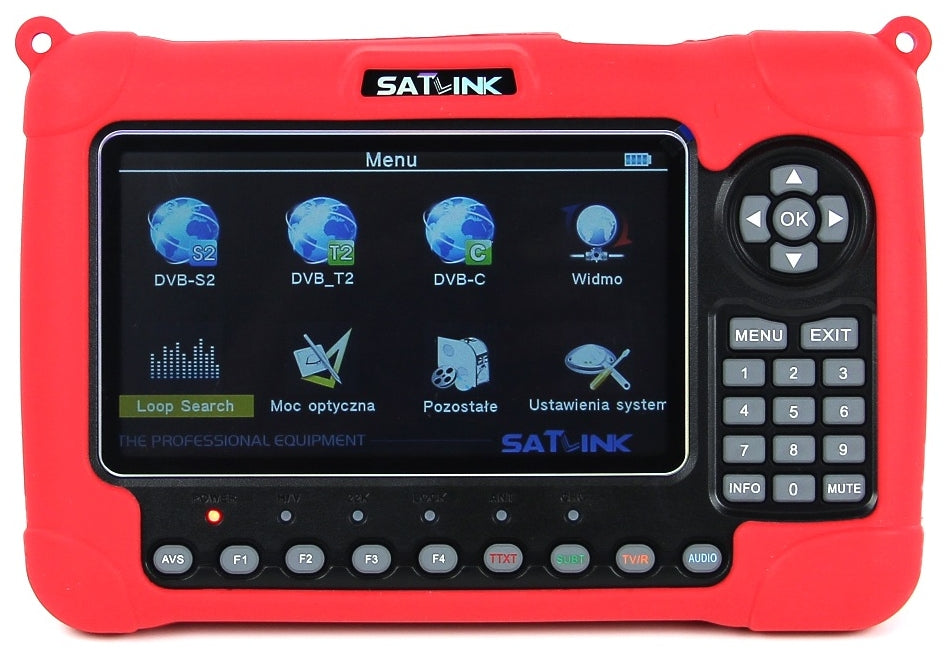Miernik sygnału Sat-Link WS6980 czarny combo satelitarny naziemny