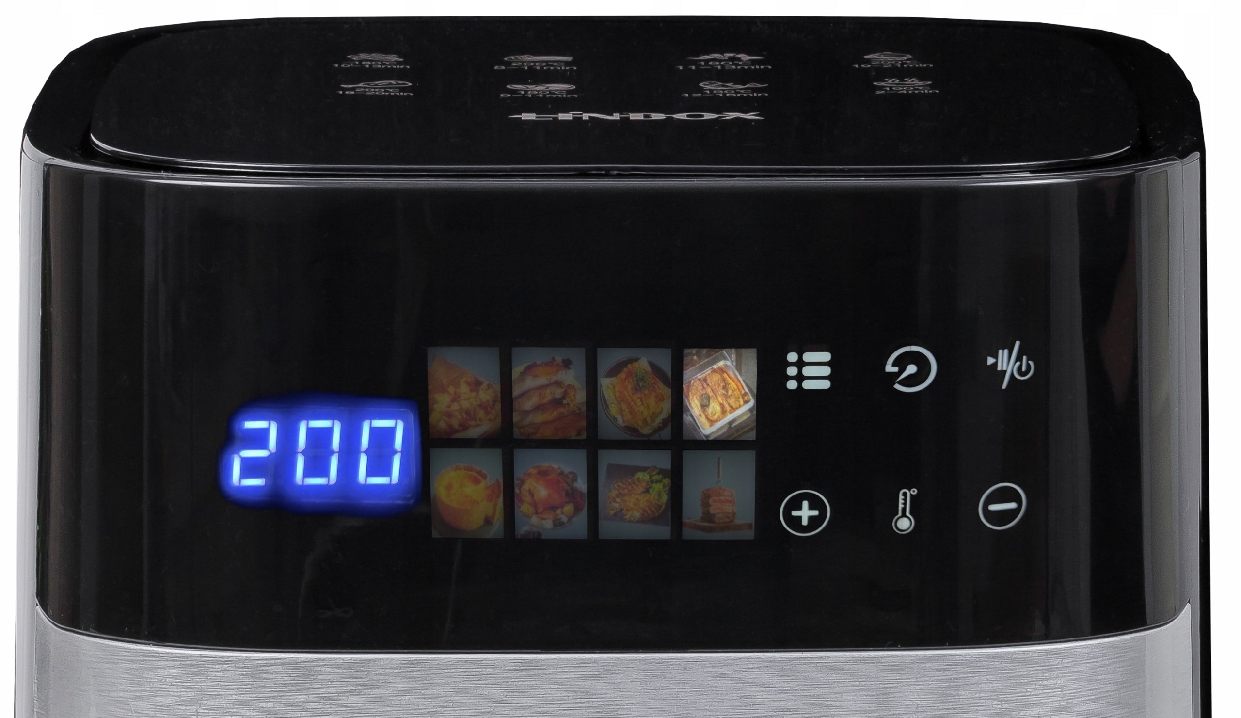 Frytkownica beztłuszczowa AIR fryer Linbox czarna