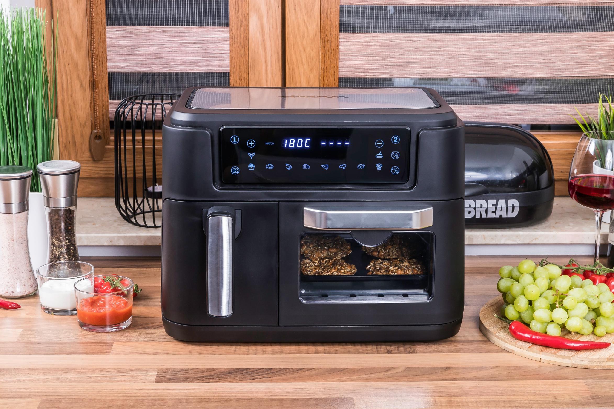 Piekarnik frytkownica beztłuszczowa 2 kosze 8L/2500W 4 urządzenia w 1