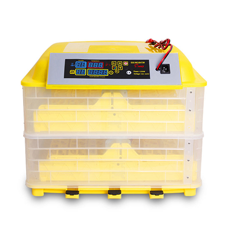 Inkubator do jaj 112 szt YZ-112 automatyczny klujnik wylęgarka wyświetlacz LCD obrót jaj kontrola temperatury wilgotności duży inkubator do kur kaczek przepiórek