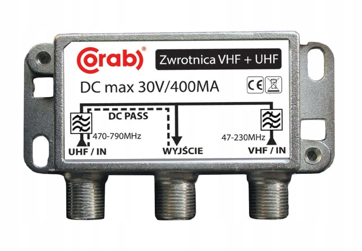 Zwrotnica Corab UHF+VHF