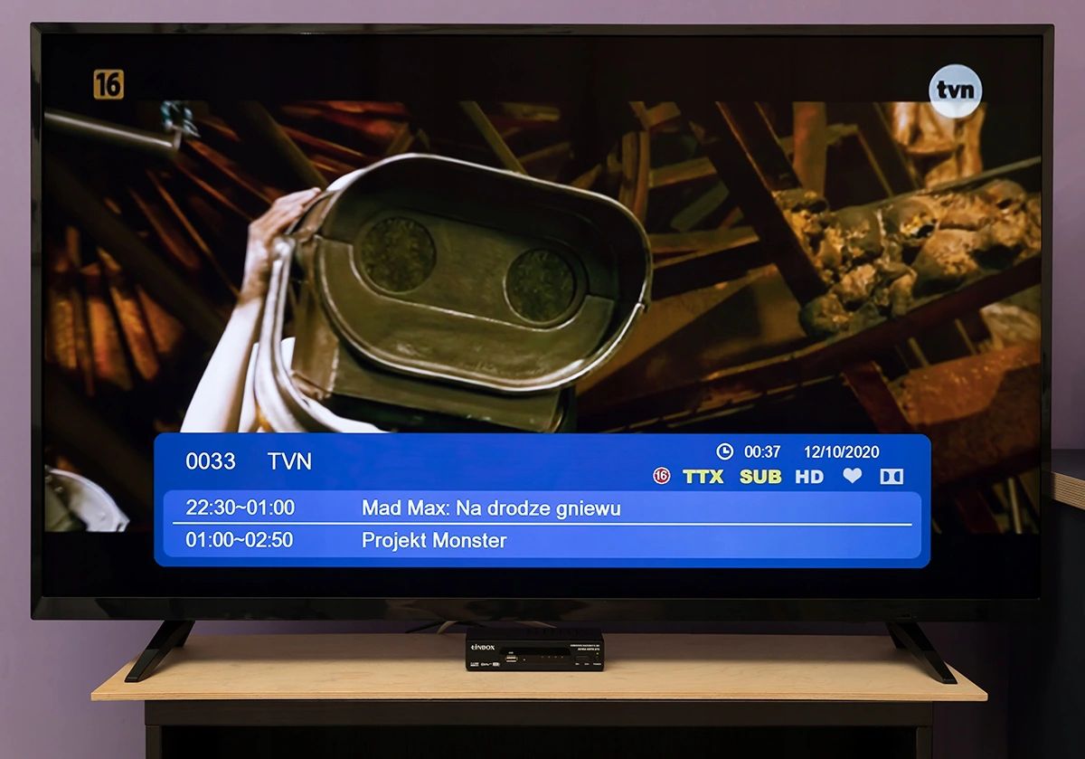 Tuner DVB-T2 dekoder cyfrowy HDMI TV naziemnej