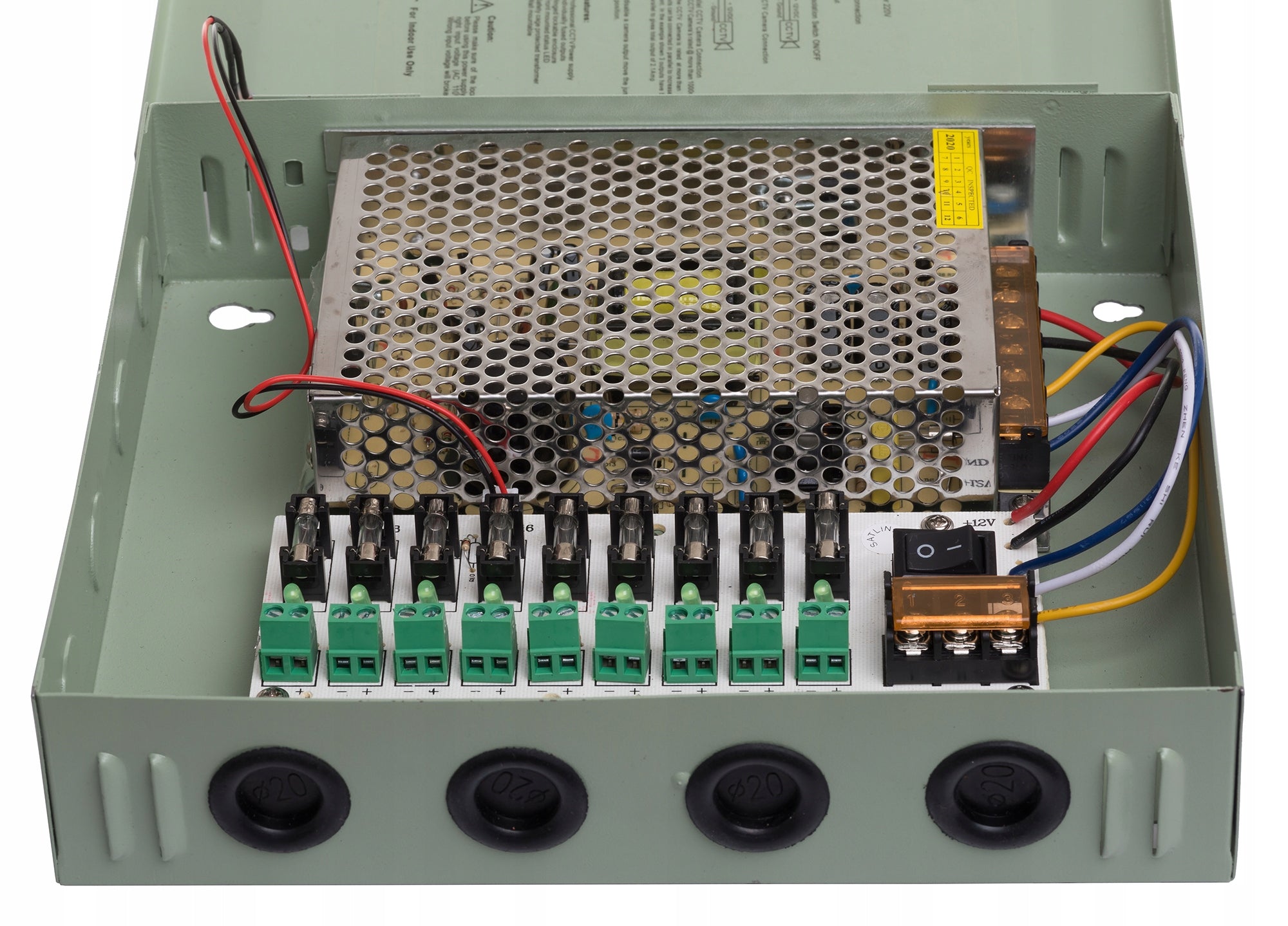 Zasilacz CCTV 12V 15A MAX 9 kamer monitoring