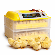Inkubator do jaj 112 szt YZ-112 automatyczny klujnik wylęgarka wyświetlacz LCD obrót jaj kontrola temperatury wilgotności duży inkubator do kur kaczek przepiórek