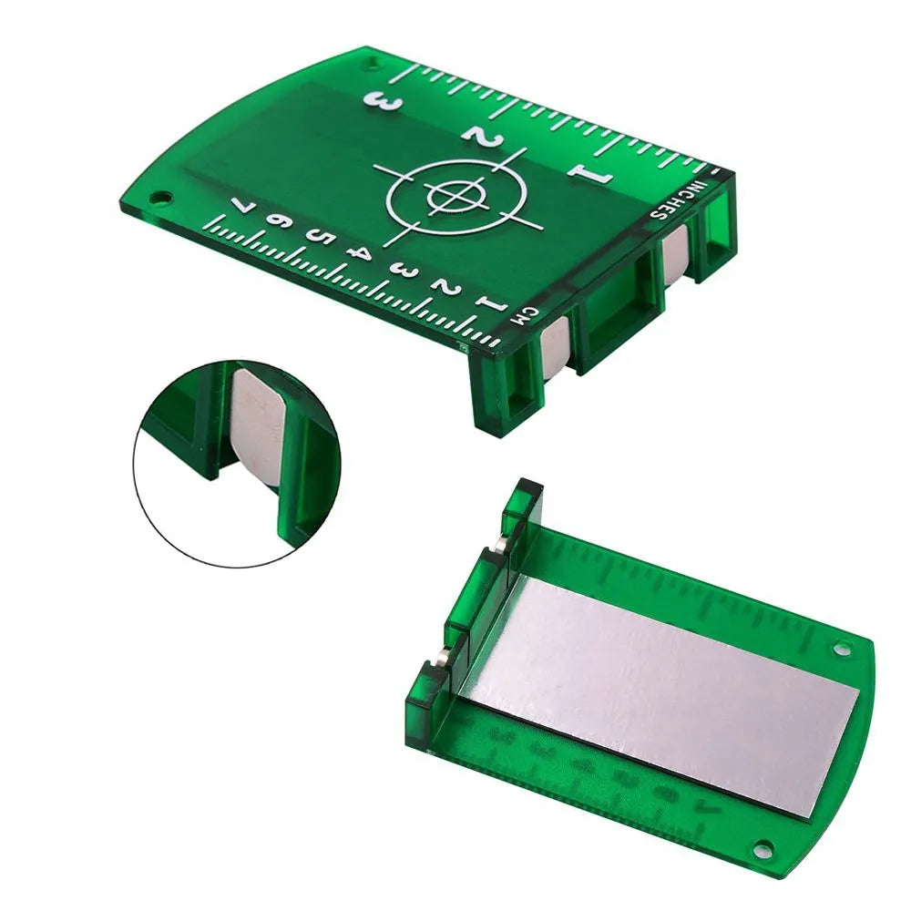 Płytka tarcza laserowa + okulary laserowe zielone