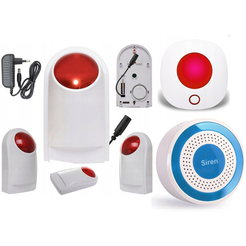 Alarm bezprzewodowy GSM syrena APP polski WIFI