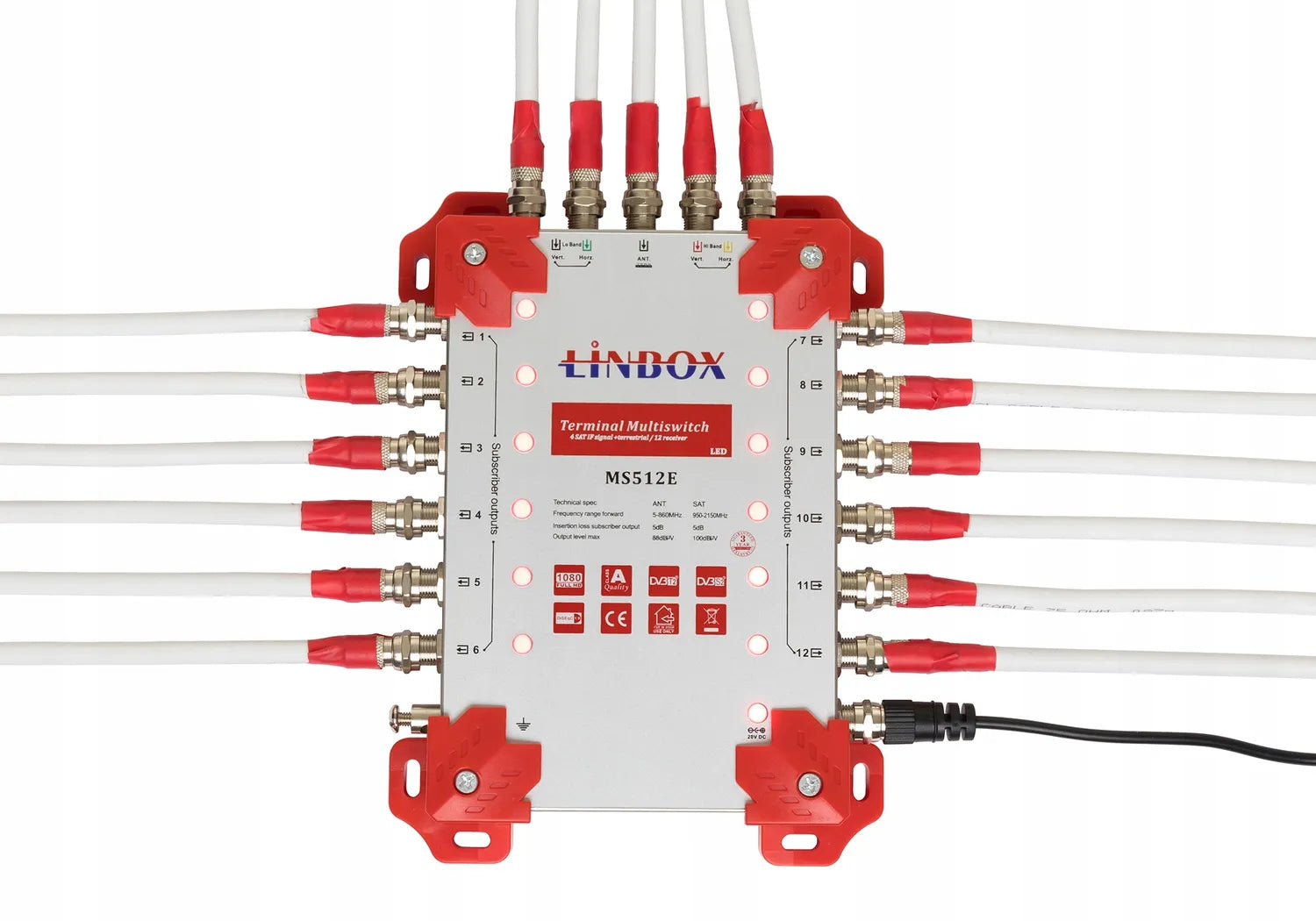Multiswitch 5 wejść 12 wyjść Linbox 5X12 5/12